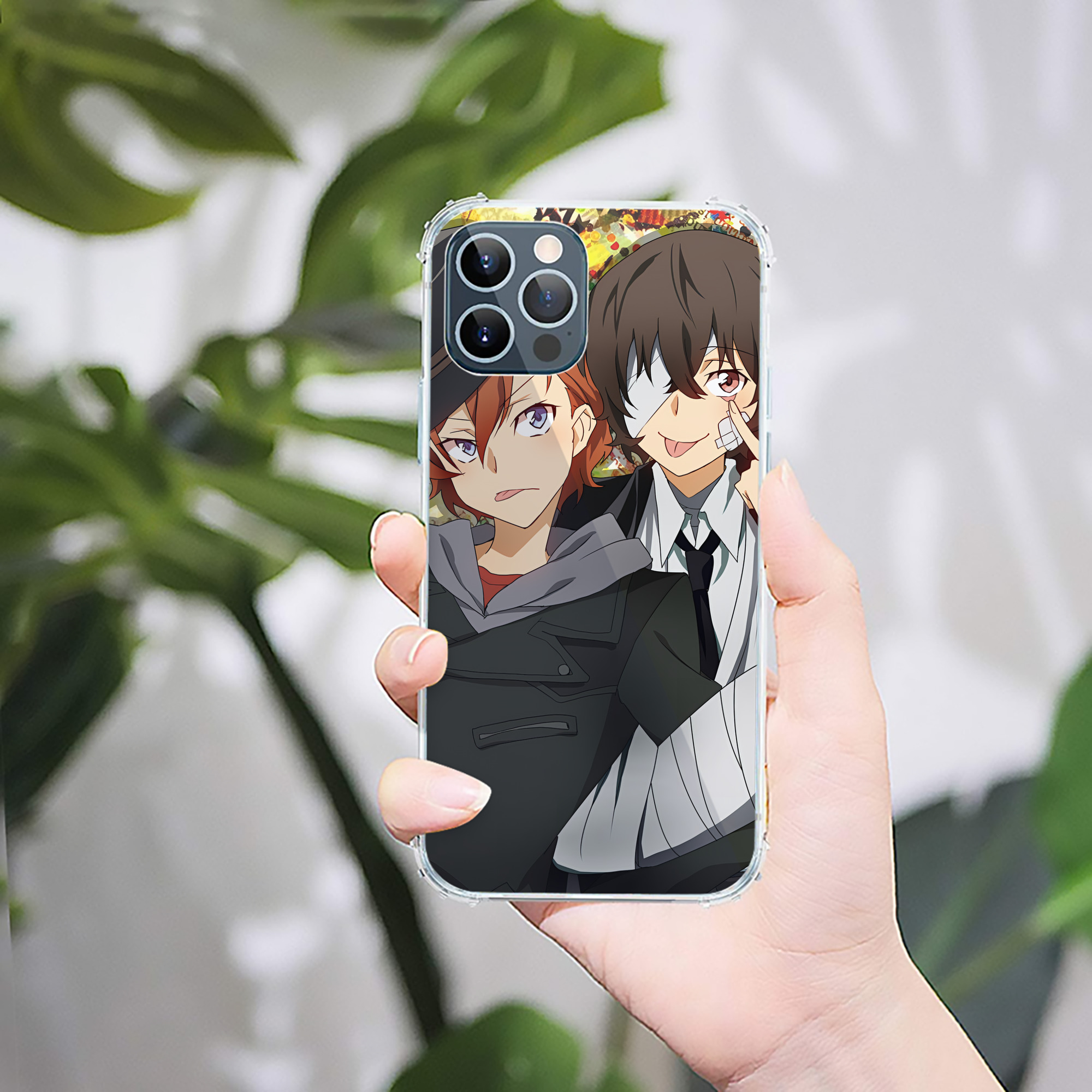 （画像用） 文豪ストレイドッグス Bungo Stray Dogs 【iPhone 12シリーズ対応】透明スマホケース（クリアソフトケース）